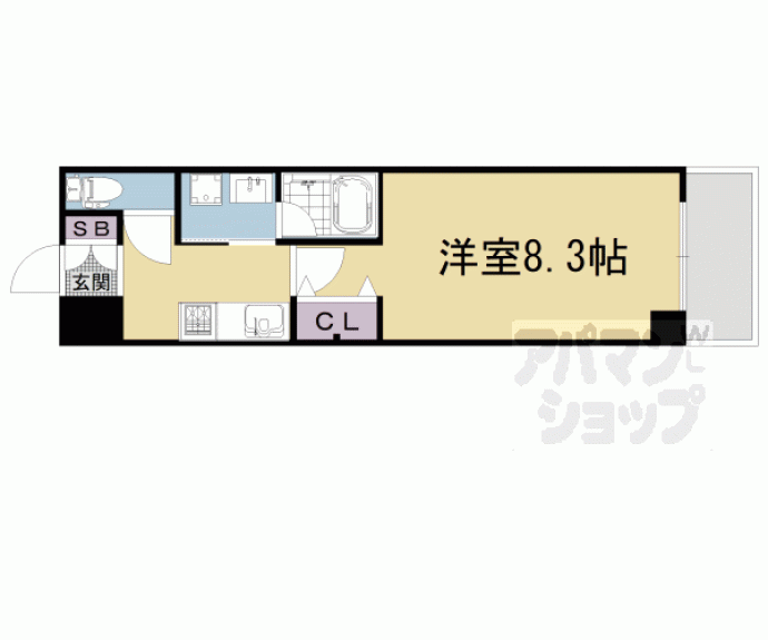 【レグゼスタ京都駅西】間取