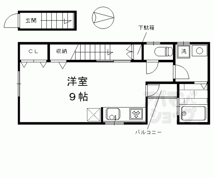 【メゾンクリップＢ】間取