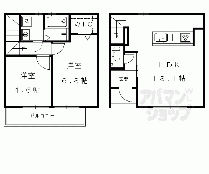 【セントフィオーレ東山本町】間取