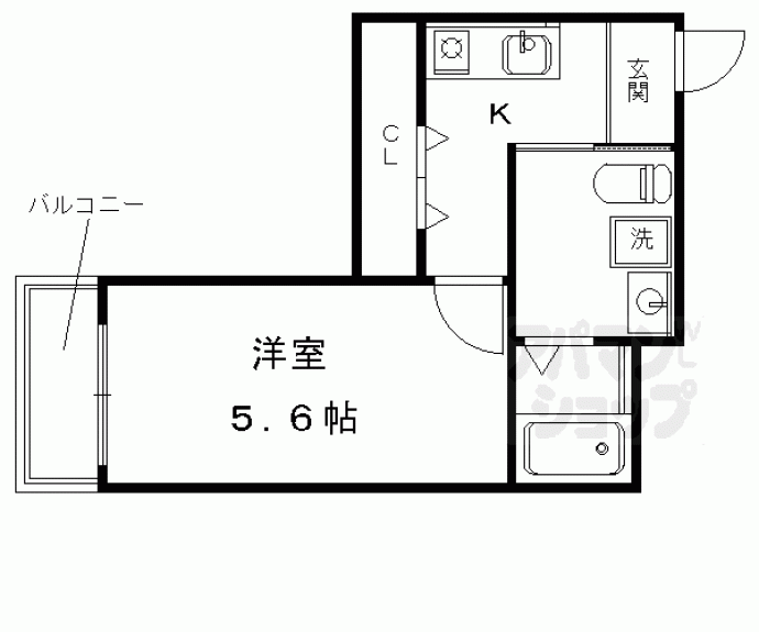 【セジュール泉山】間取