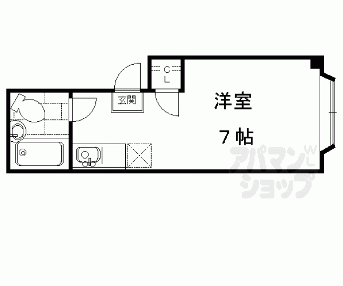 【吾道庵ＰＡＲＴⅠ】間取