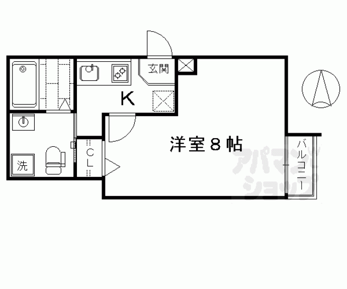 【リエール東山七条】間取