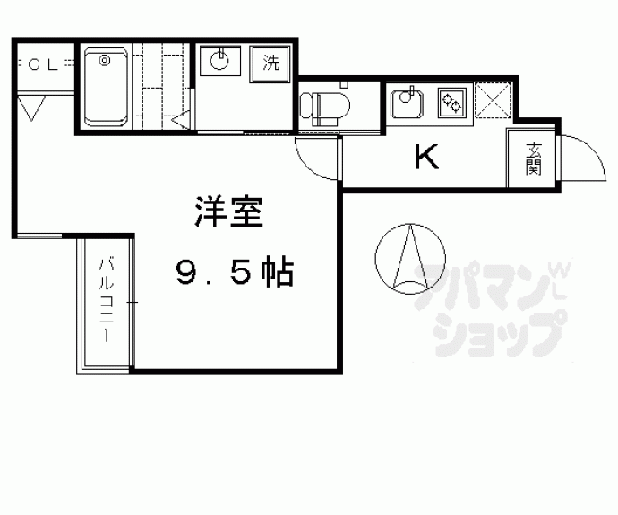 【リエール東山七条】間取