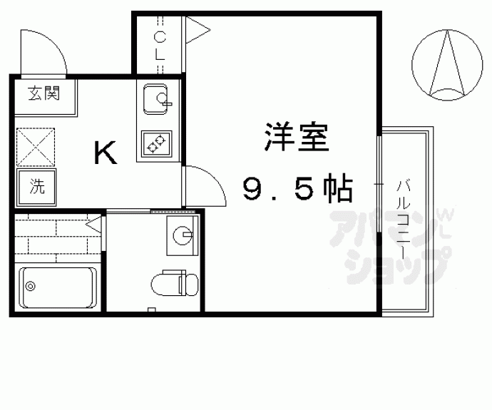 【リエール東山七条】間取