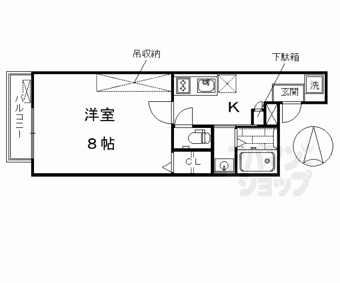 【アークリード三十三間堂】間取