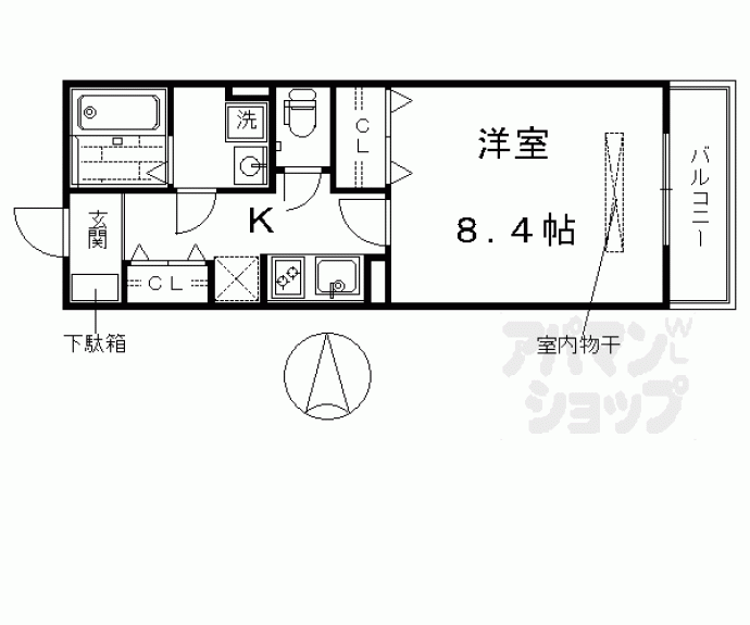 【ＴｉｍｅＨｏｕｓｅ十条新町】間取