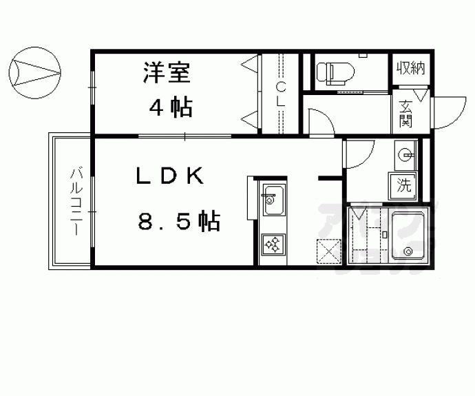 【アルページュ頌徳】間取