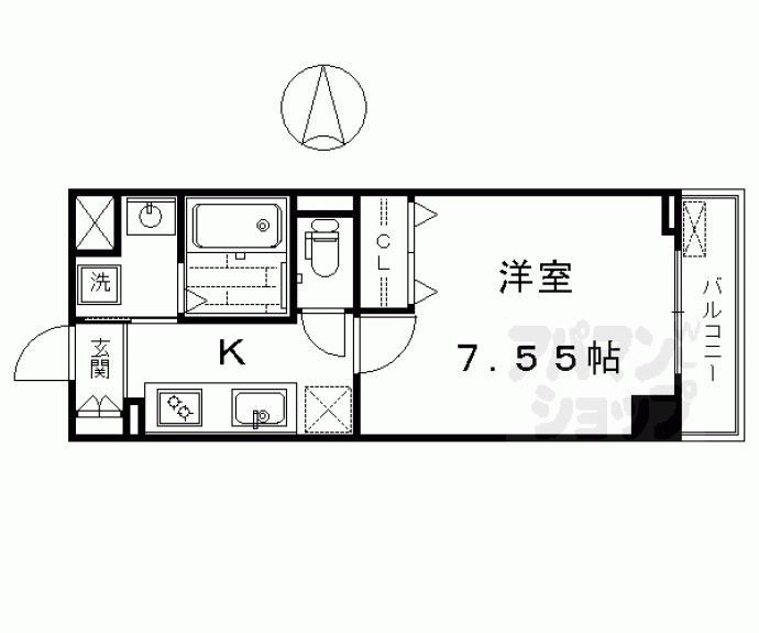 【ブライトマーチ　タナカ】間取