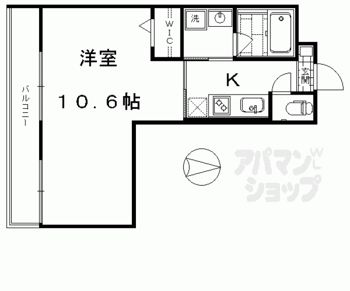 【エルベコート東山七条】間取