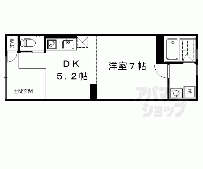 【エルベコート東山七条】間取