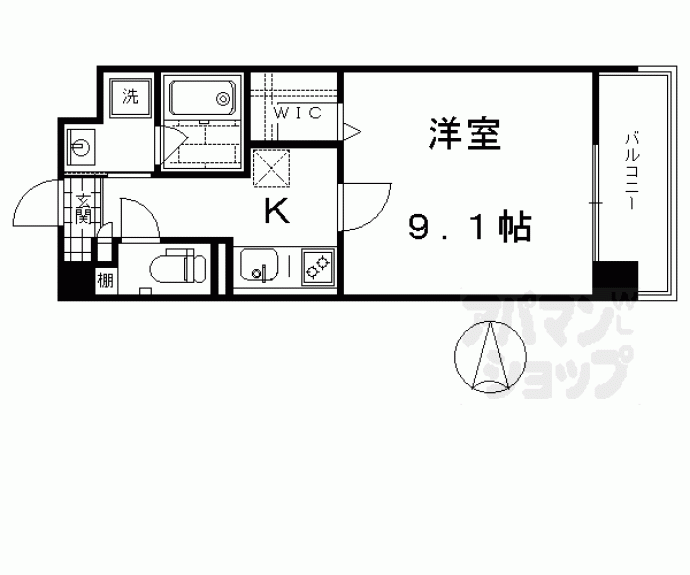 【サン・レスポワール十条】間取