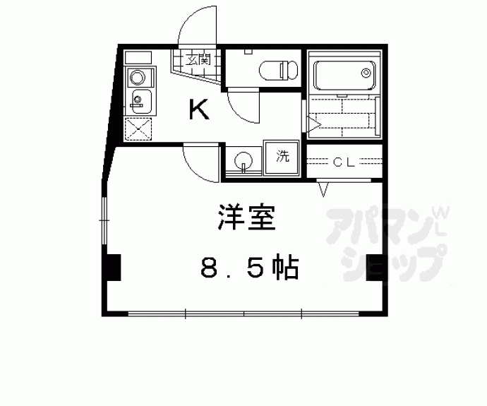 【シャトーオーク】間取