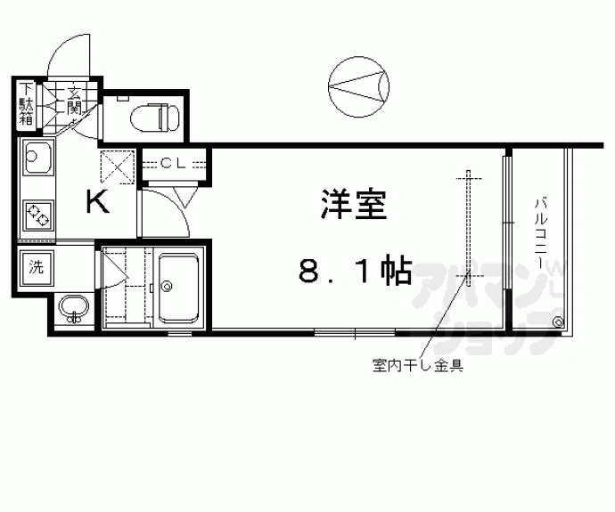 【Ｐｒｅｍｉｕｍ　Ｒｅｓｉｄｅｎｃｅ　Ｋｙｏｔｏ】間取