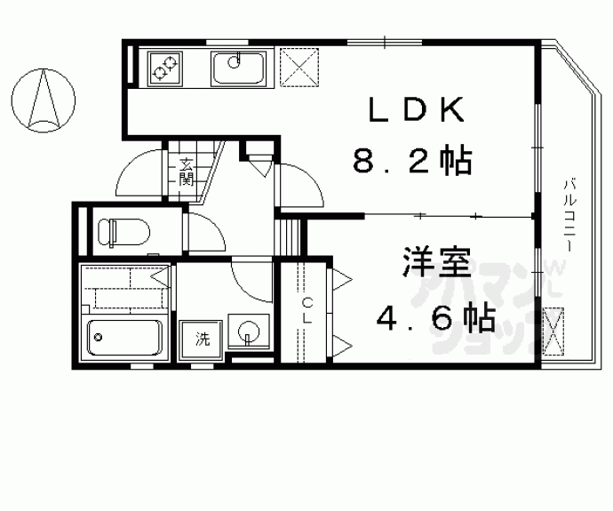 【グリュートルチェ油小路】間取