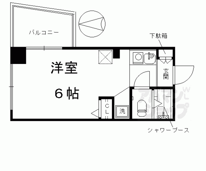 【シボラ六条高倉】間取