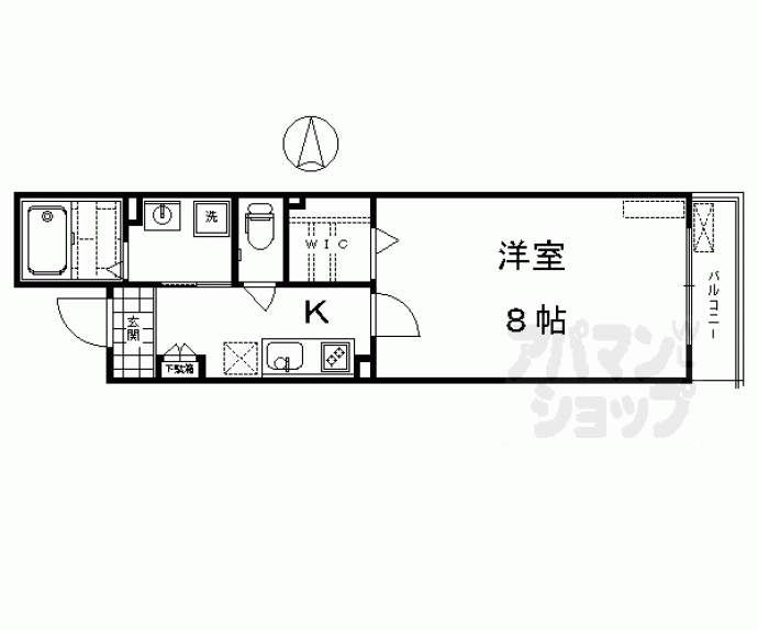 【シャーメゾン清水五条】間取