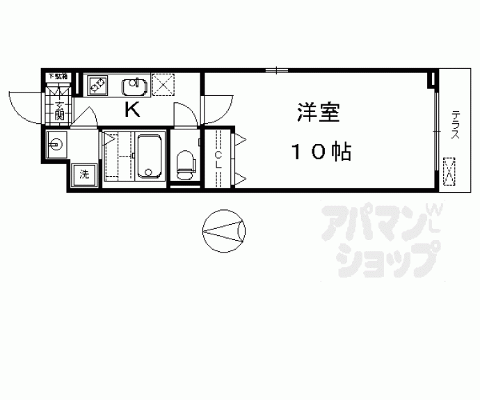 【シティハウス都】間取