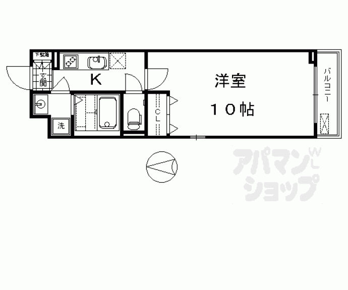 【シティハウス都】間取