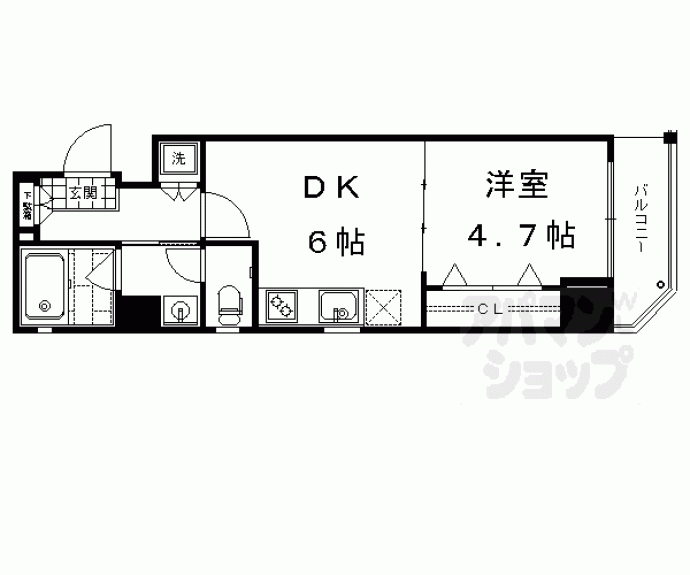 【ベラジオ京都洛南Ⅱ】間取