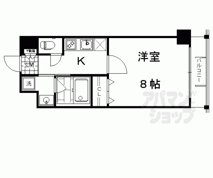 【ベラジオ京都洛南Ⅱ】間取