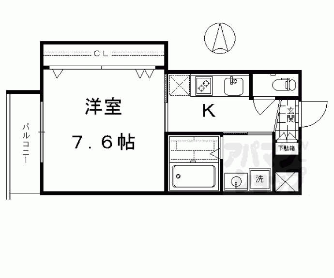 【グランレブリー桂川】間取