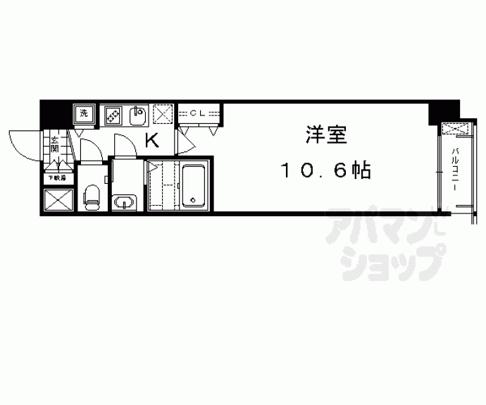 【アール京都グレイス】間取