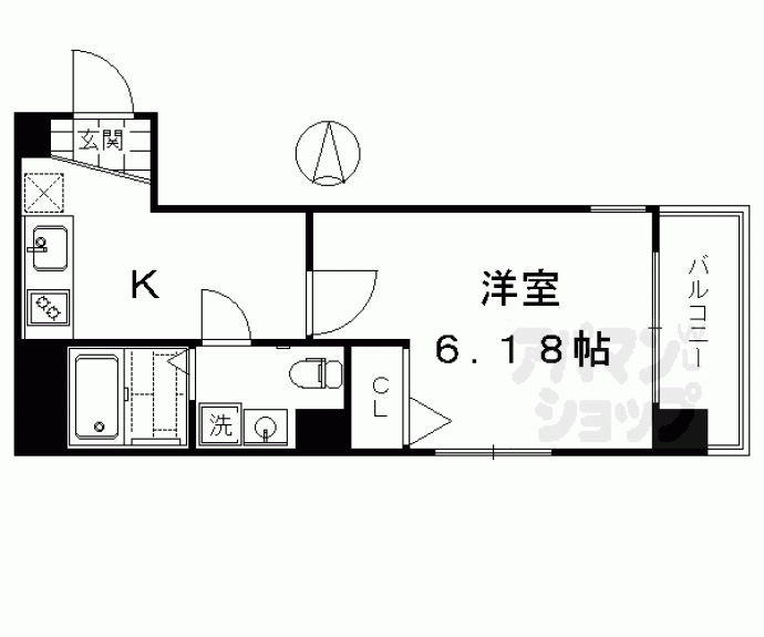 【ブリエ五条大宮】間取