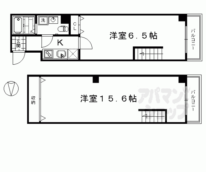 【ブリエ五条大宮】間取