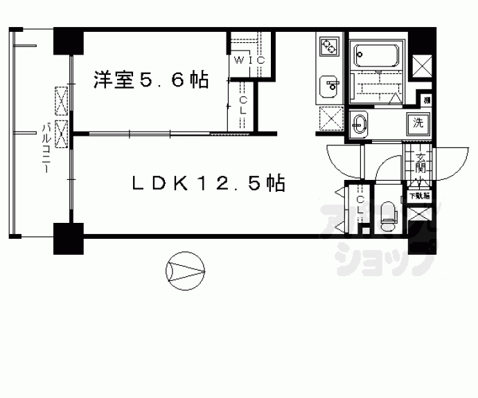 【サンクチュアリ桂川】間取