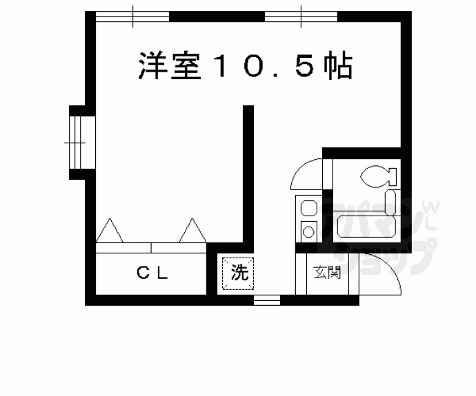 【ハイツ西野】間取