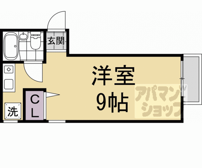 【ハイツ西野】間取