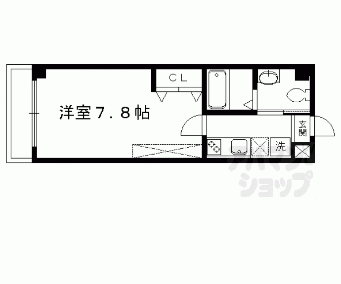 【フラッティ新大宮】間取