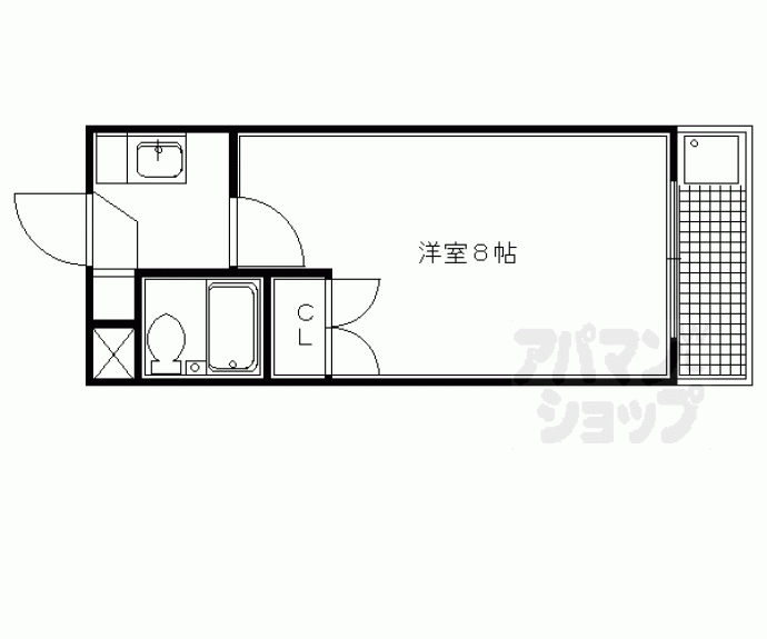 【ピュアー紙屋川】間取