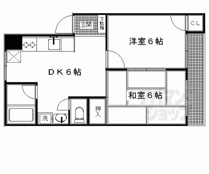 【サンヴェール相国】間取