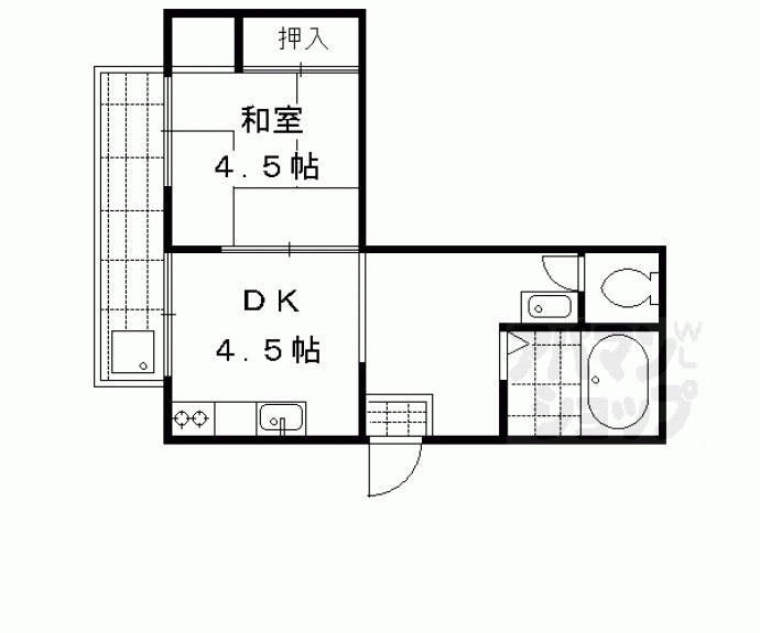 【マンションジュネス】間取