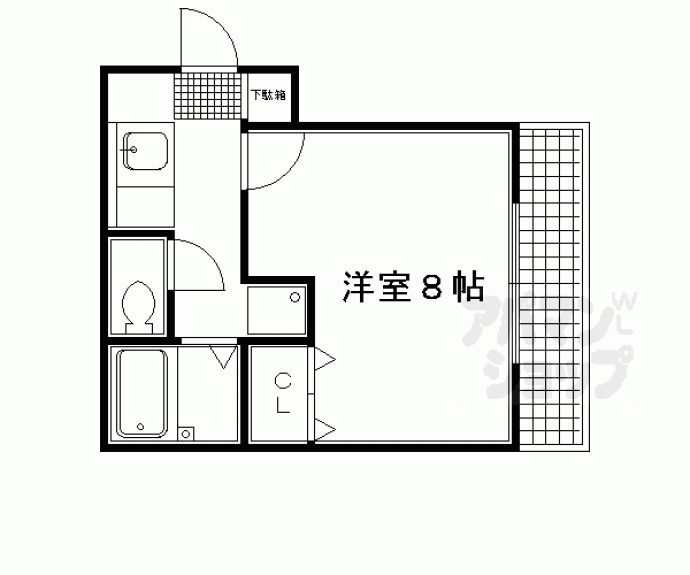 【フリーデンハイムキタ（北棟）】間取