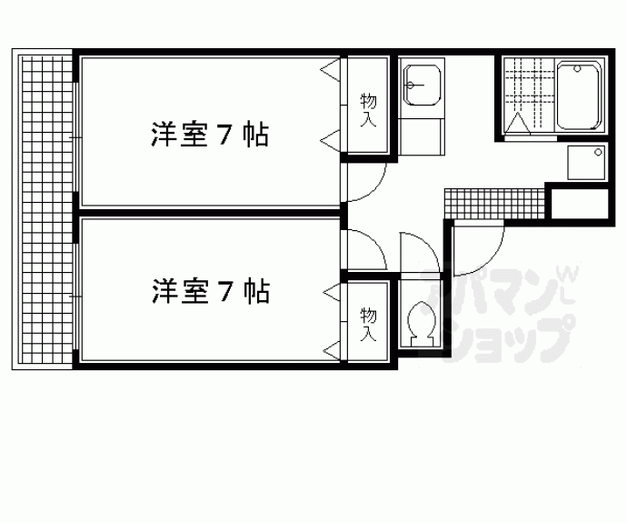 【メゾンドエフ】間取