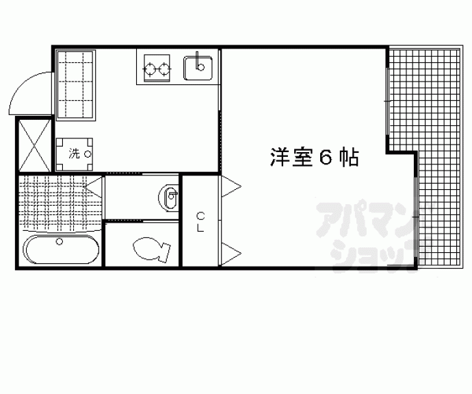 【シティーハイツ西陣】間取