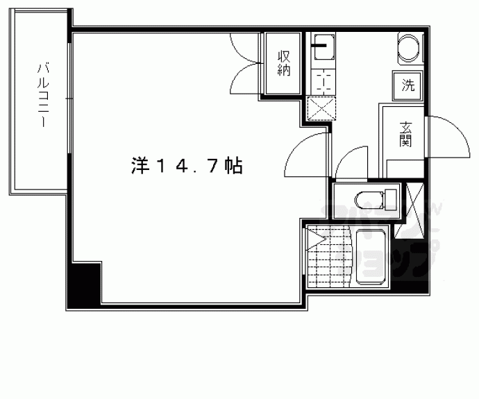 【アネックス西陣】間取