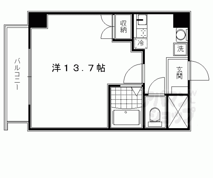 【アネックス西陣】間取