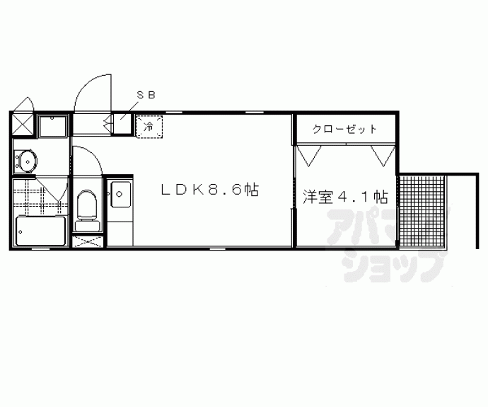 【川上ビルⅢ】間取