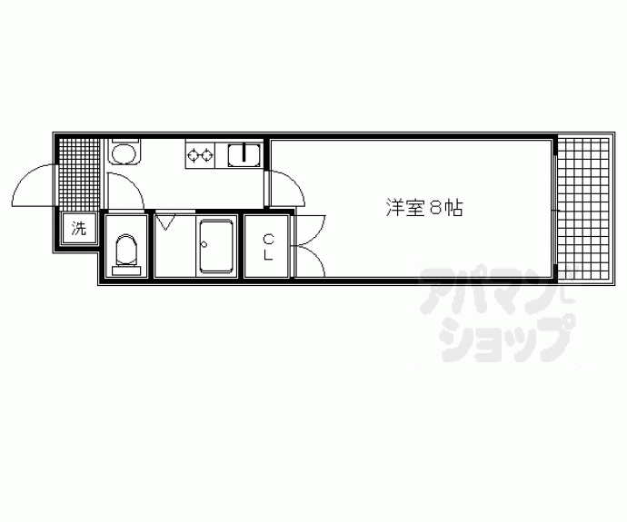 【マンハイム西陣】間取