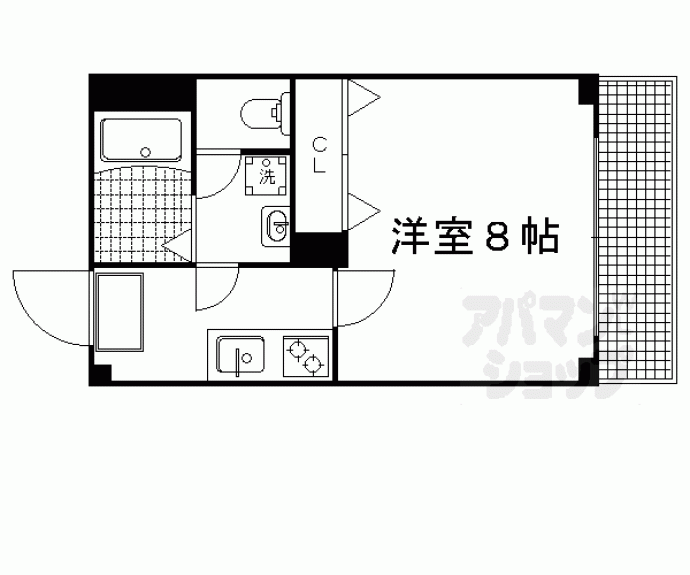 【マンハイム西陣】間取