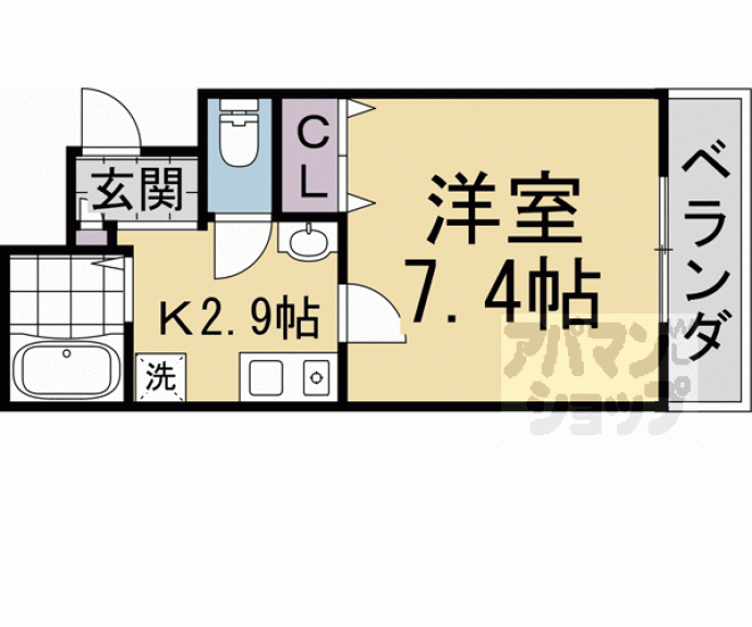 【ＥＬＥＶＥＮ白峯】間取