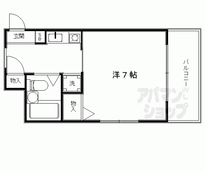 【Ｂ＆ホワイトＭ】間取