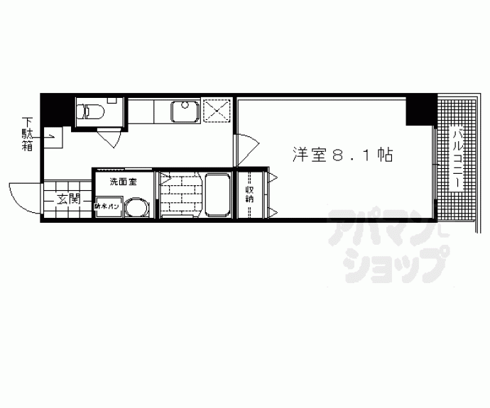 【プレゼンス堀川】間取