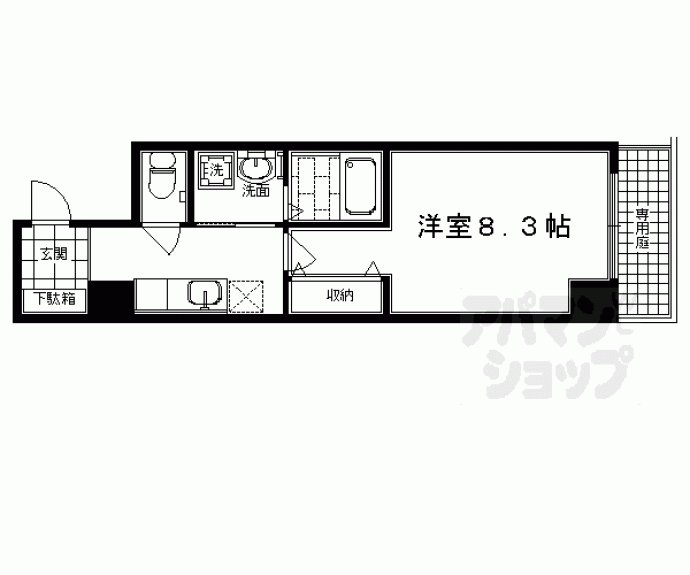 【プレゼンス堀川】間取