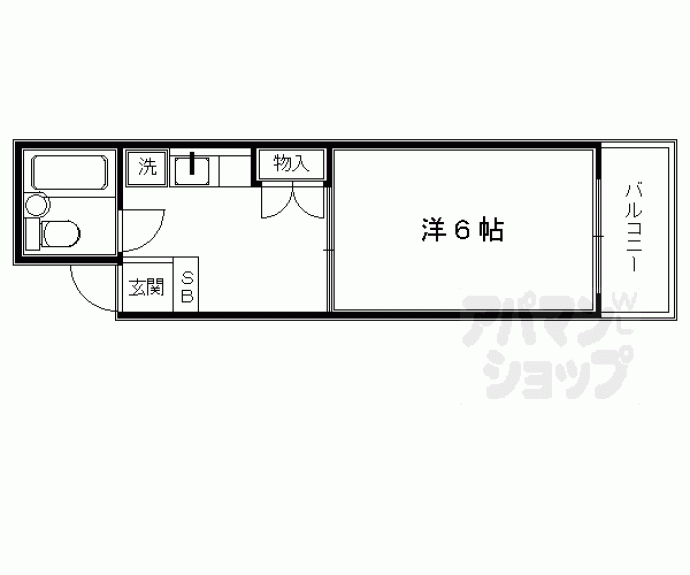 【ハイツ油小路】間取