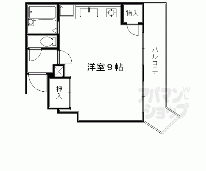 【トラスティ２１】間取