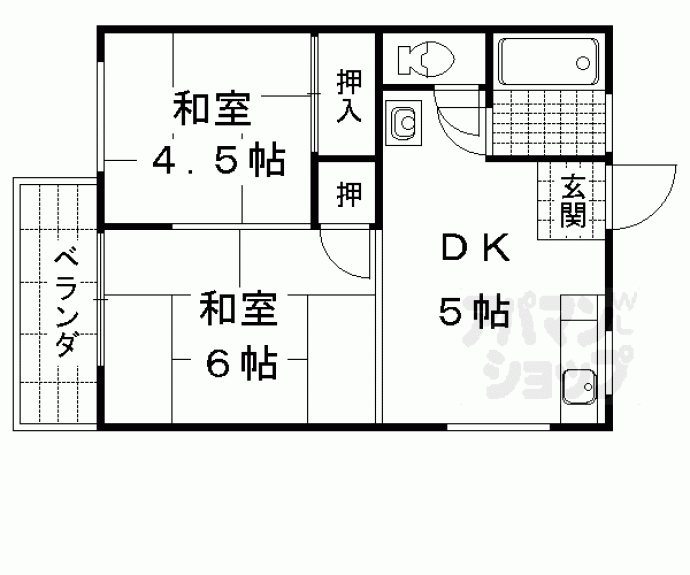 【船岡山荘】間取